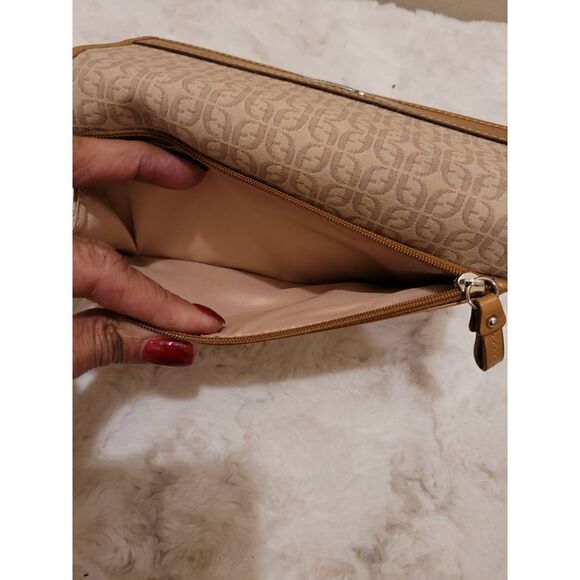 Fossil Tri Fold Canvas Wallet - Picture 3 of 5